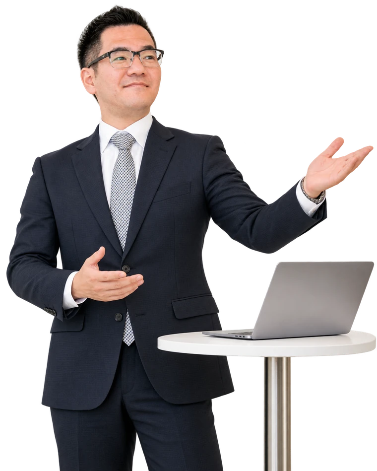 相談を案内するBe Lavo代表